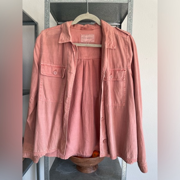 Lucky Brand Tops - Lucky Brand button up shirt size small dusty choral